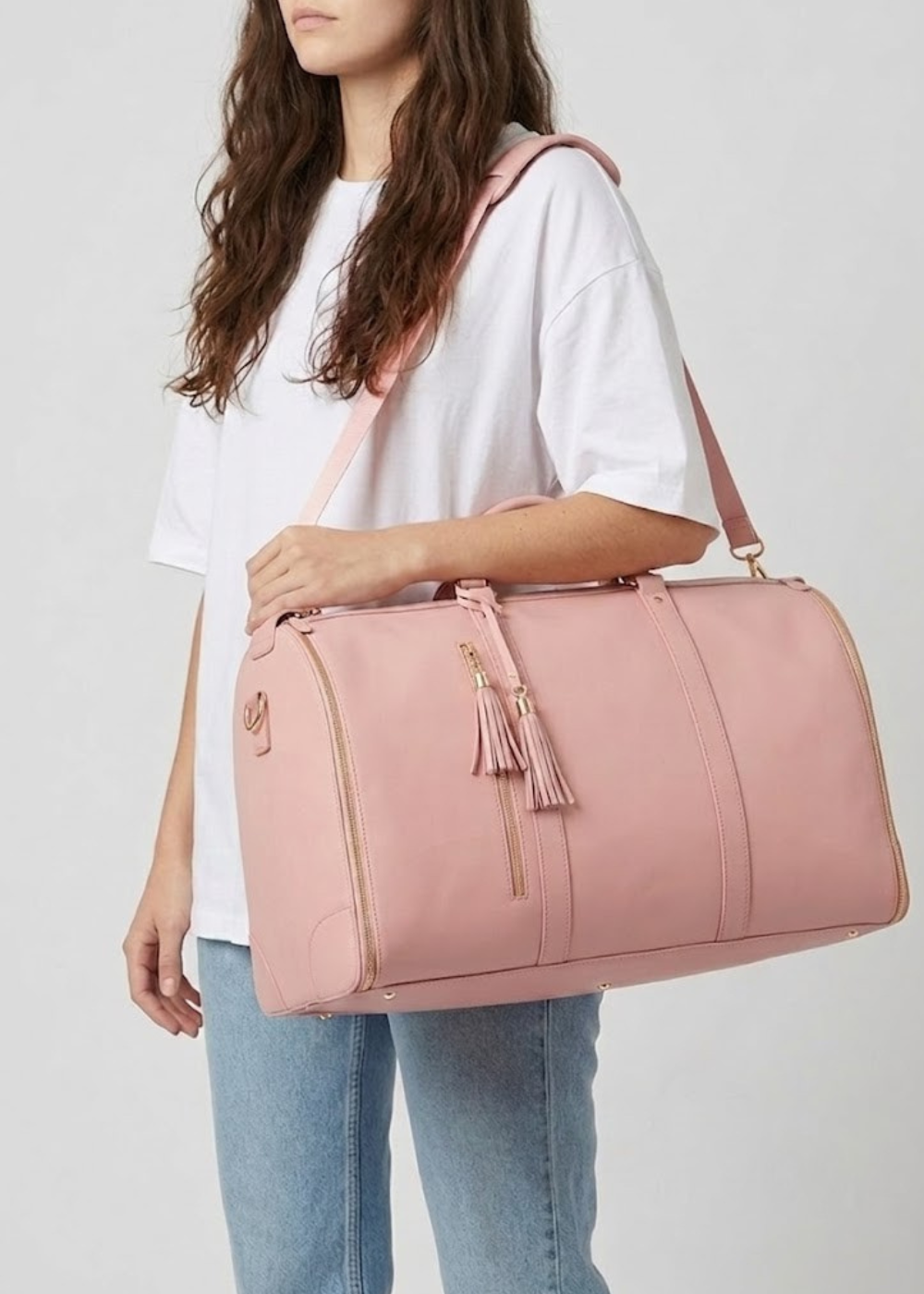 Large Women's Weekender Bag | Pink Sojourn