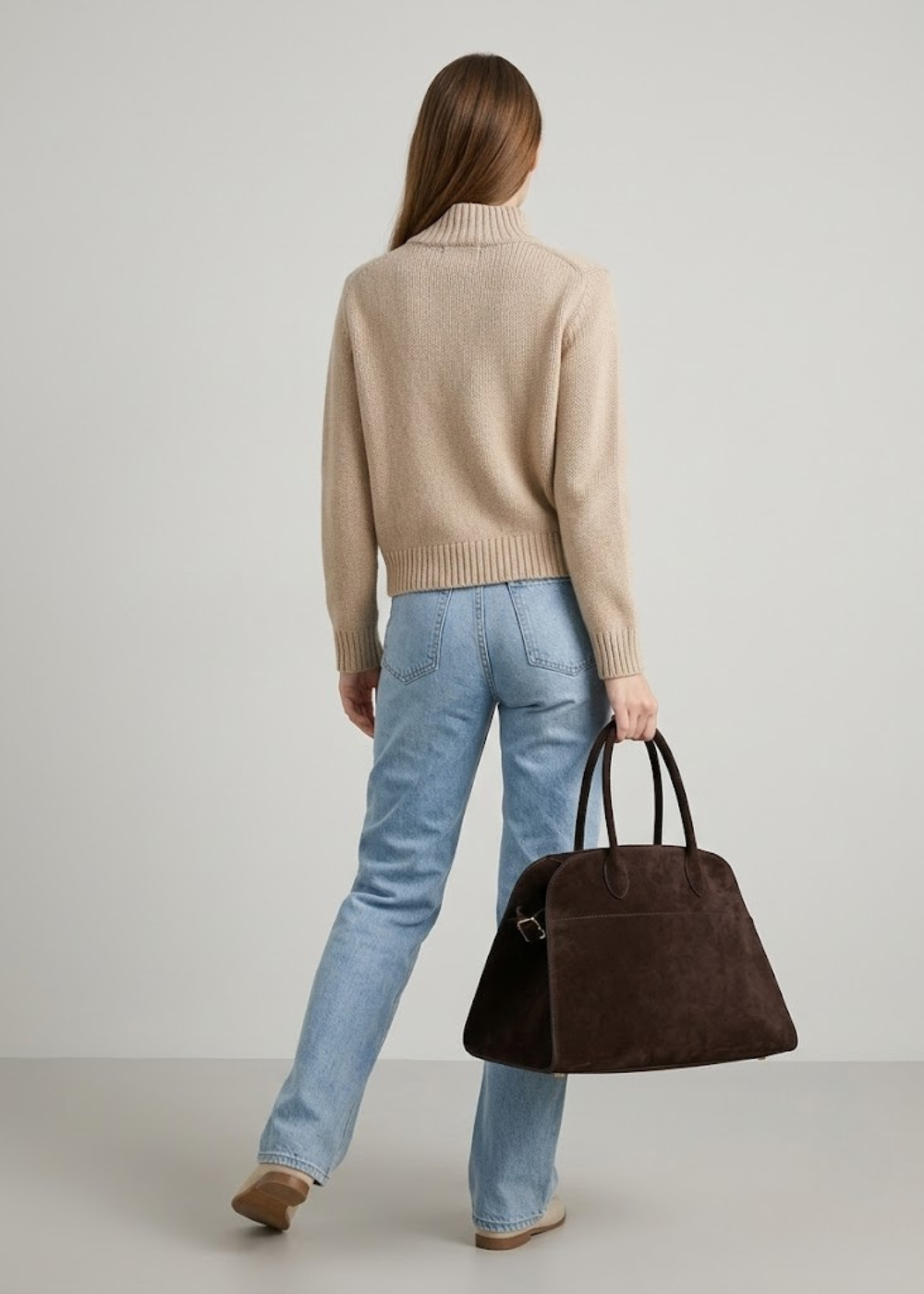 Genuine Leather Dome Tote | Brussels