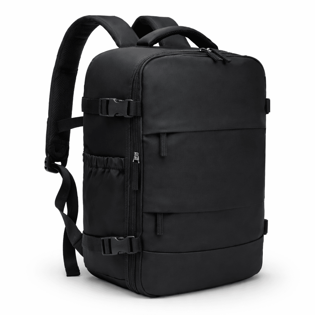 Black Vacuum Compression 35L Underseat Backpack Personal Item 40 Black Vacuum Compression 35L Underseat Backpack Personal Item 40
