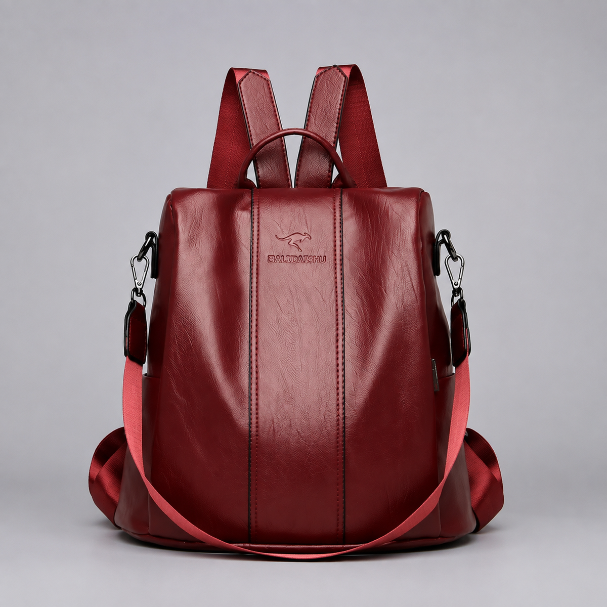 Anti Theft Leather Backpack | Ingolstadt