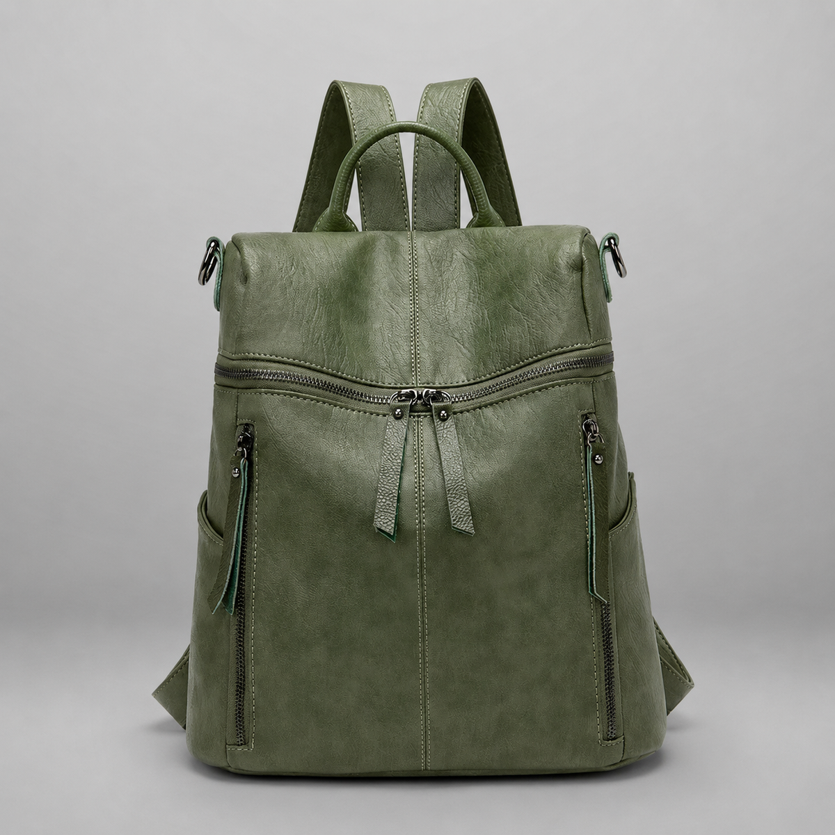 Ruched Flap Backpack, Vannes