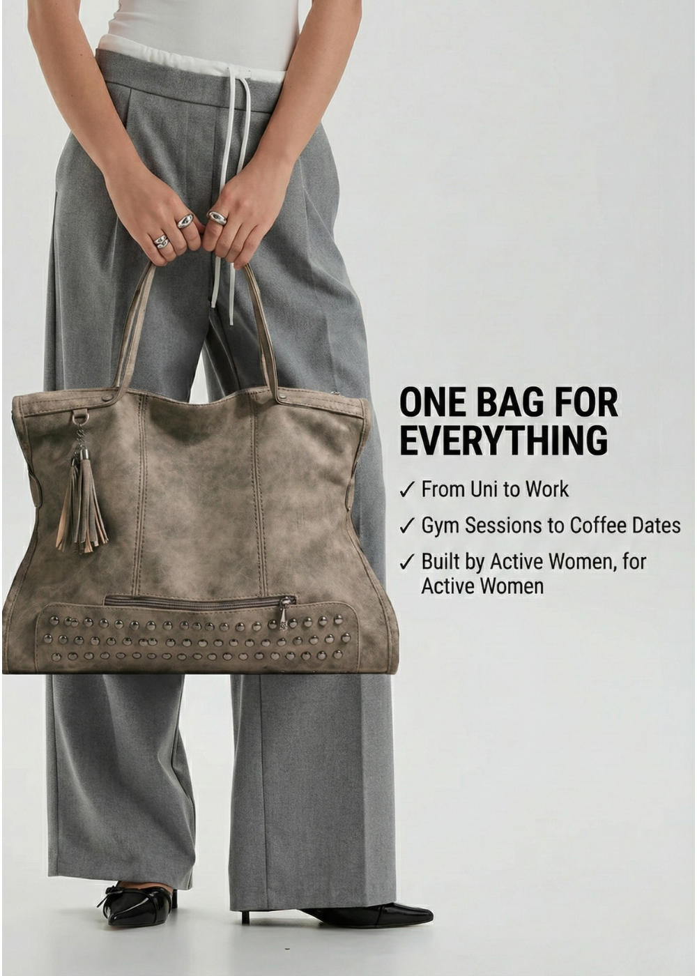 Big tote bag for work