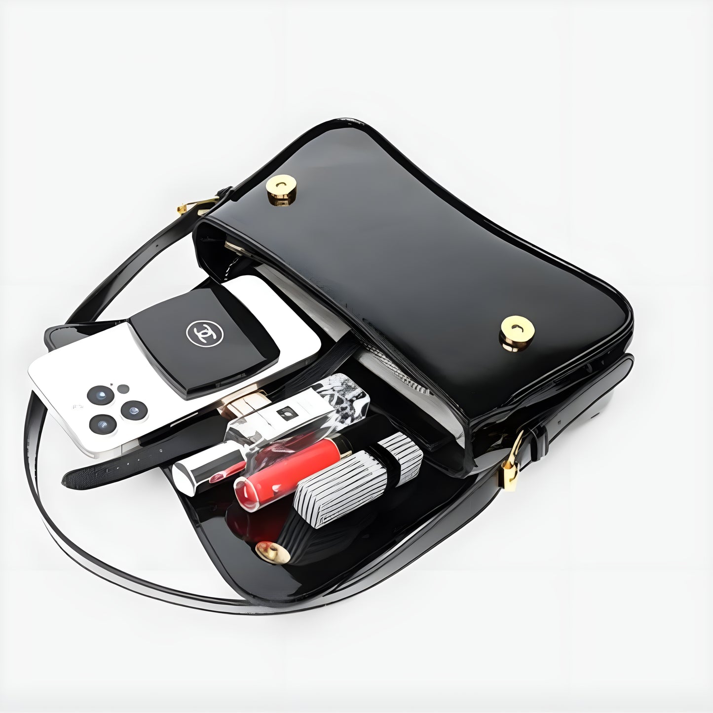 Black everyday handbag