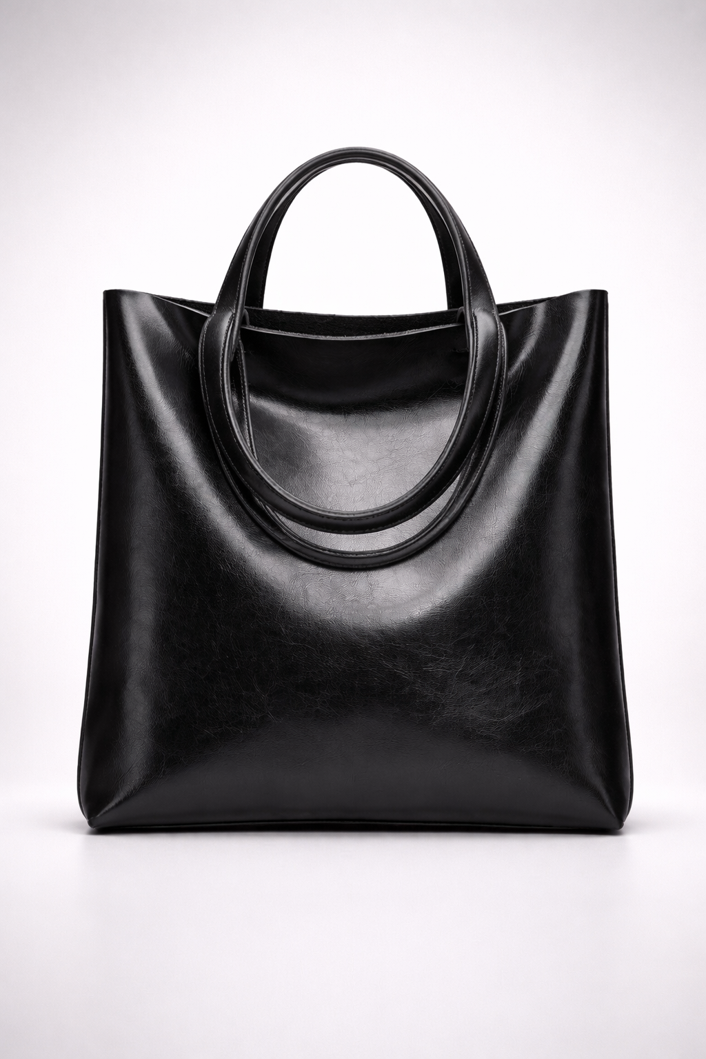 Black everyday tote bag