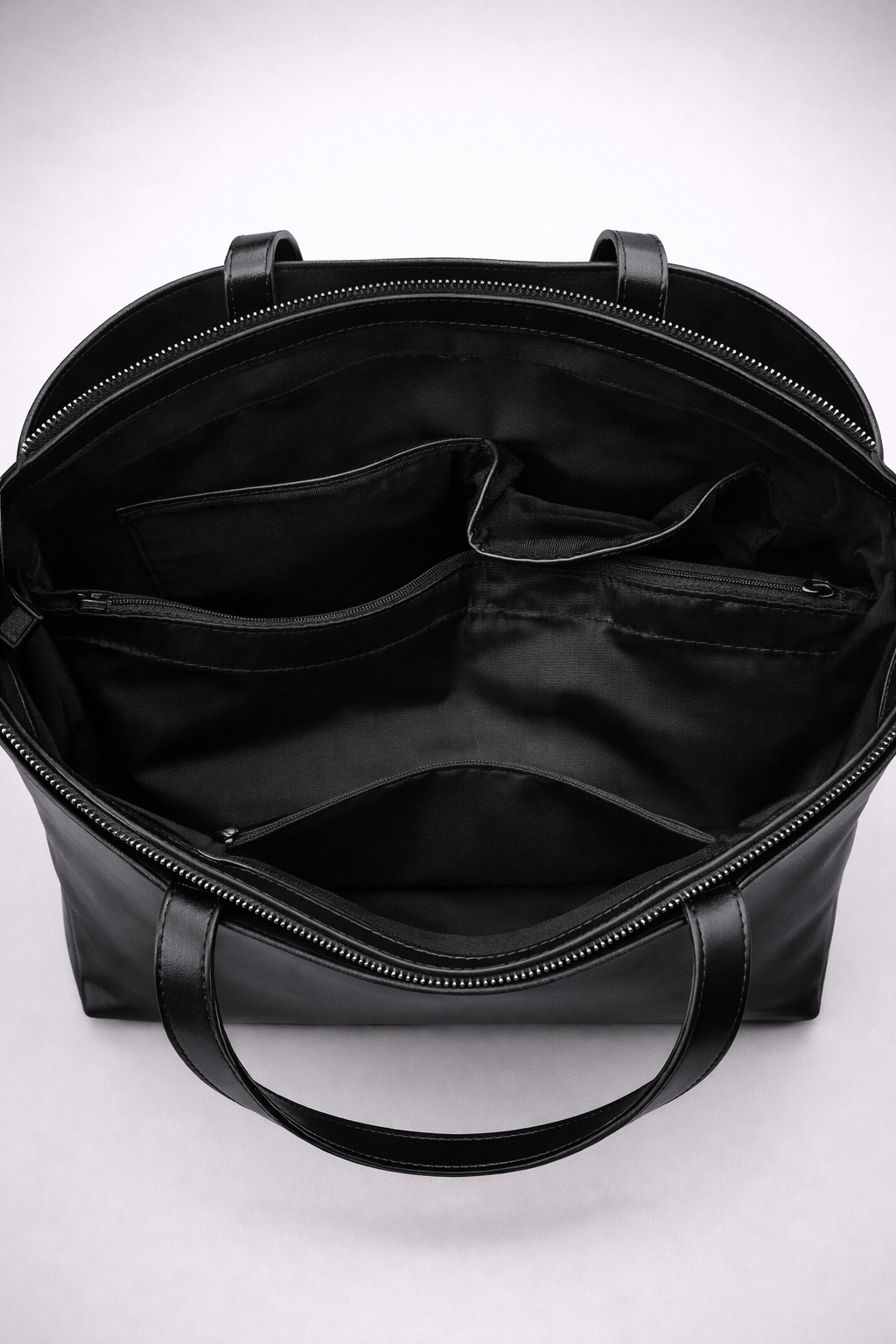 Black everyday tote bag
