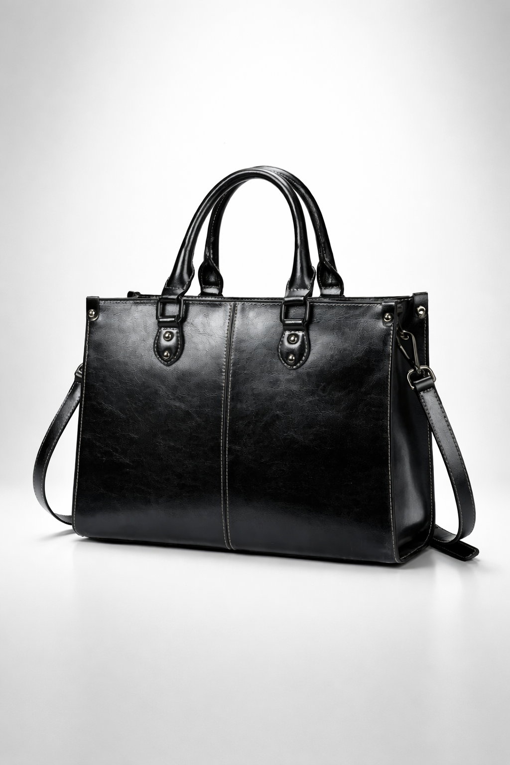 Black work bag for women