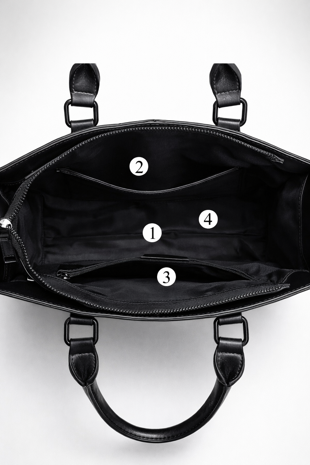 Black work bag for women