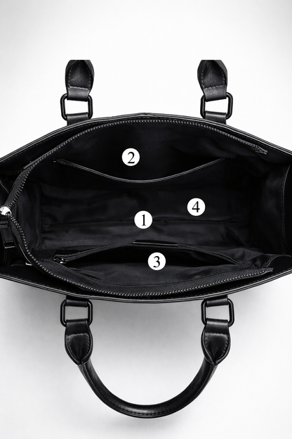 Black work bag for women