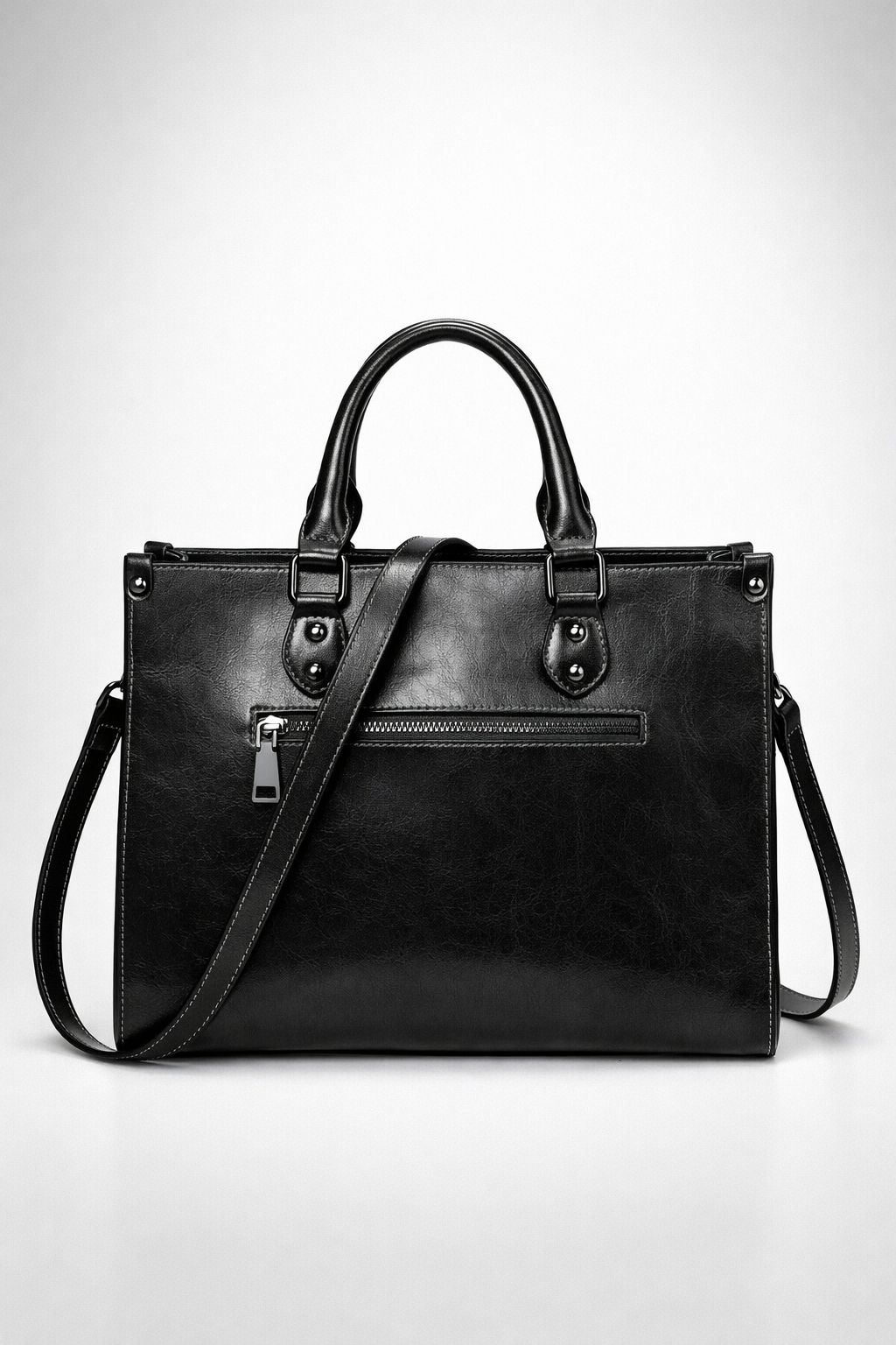 Black work bag for women