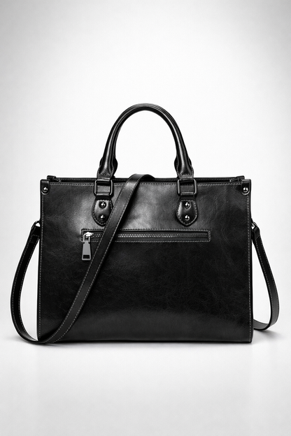 Black work bag for women