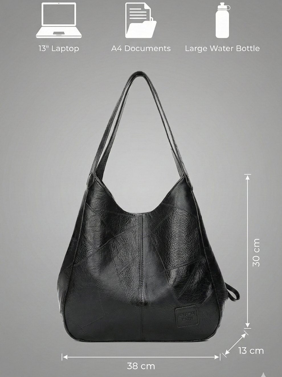 Black work bag women