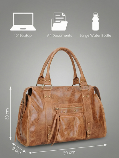 Brown Handbag for Work