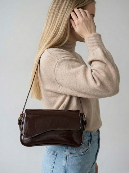 Brown everyday handbag