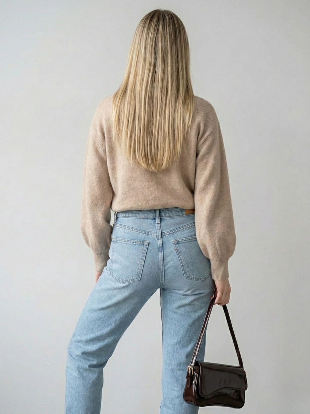 Brown everyday handbag