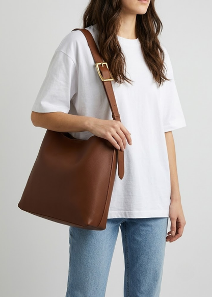 Leather Bucket Bag |  Riga