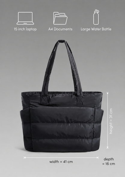 Puffer Quilted Tote Bag | Amsterdam