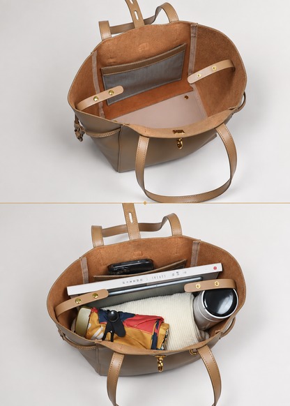 Winged 2-in-1 leather Tote Bag | Bochum