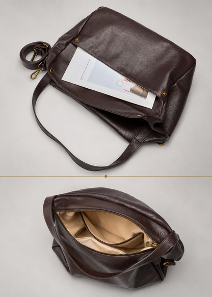 Slouchy Leather Hobo bag | Fulda