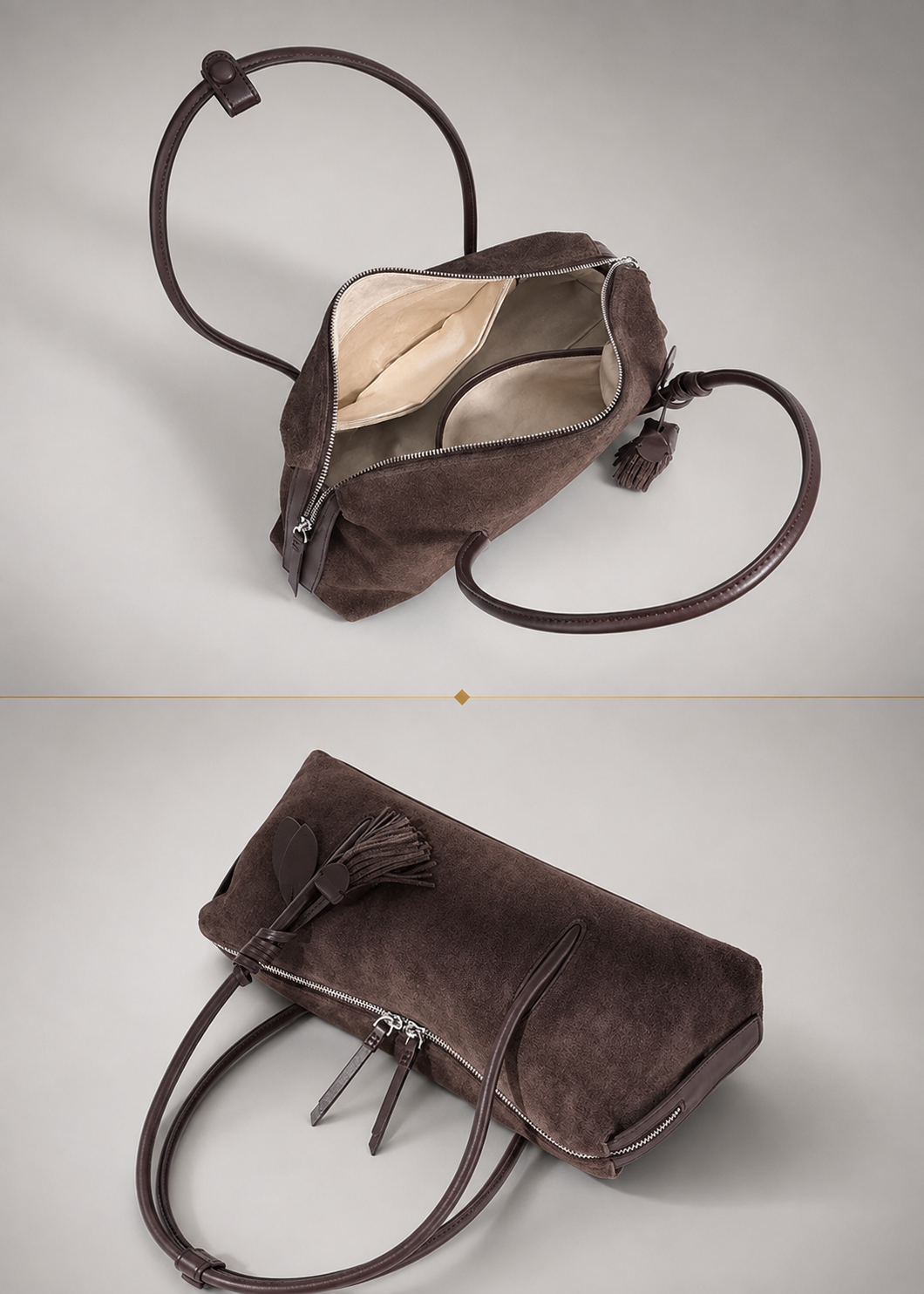 Suede Pillow Shoulder Bag | Ulm