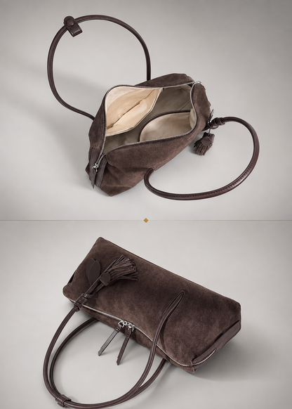 Suede Pillow Shoulder Bag | Ulm