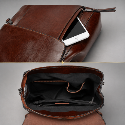 Structured Leather Backpack | Lippstadt