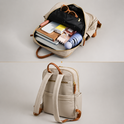 Strap Pocket Laptop Backpack | Amiens