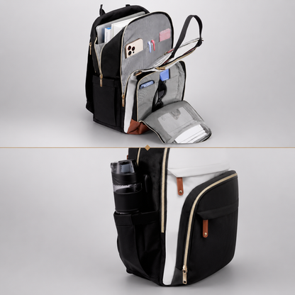 Colourblock Laptop Backpack | Verdun