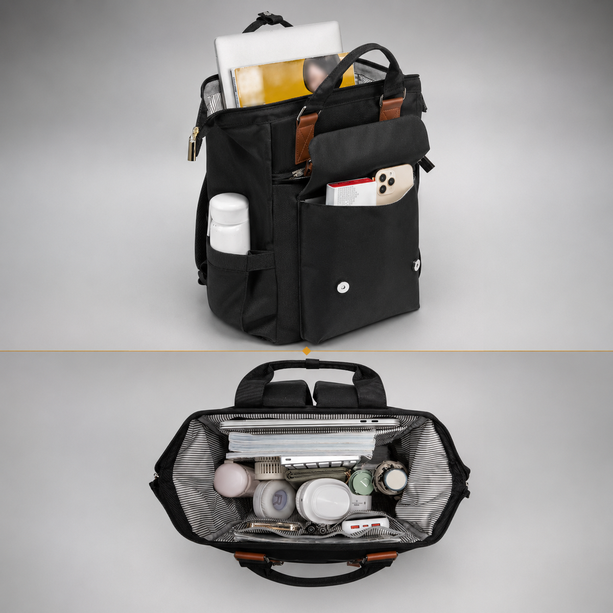 Buckle Pocket laptop Backpack | Sion