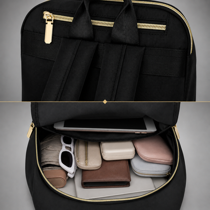 Quilted Chevron Backpack | Leuven