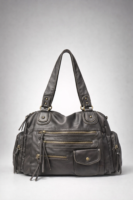 Coffee go-to shoulder handbag for school