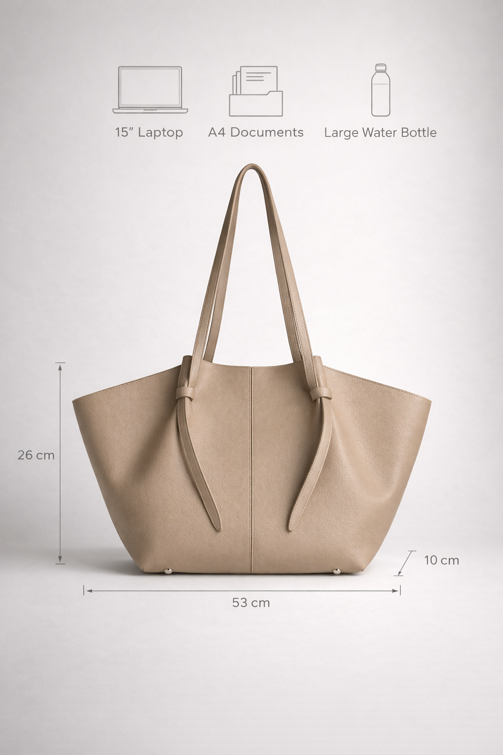 Comfortable tote bag for work