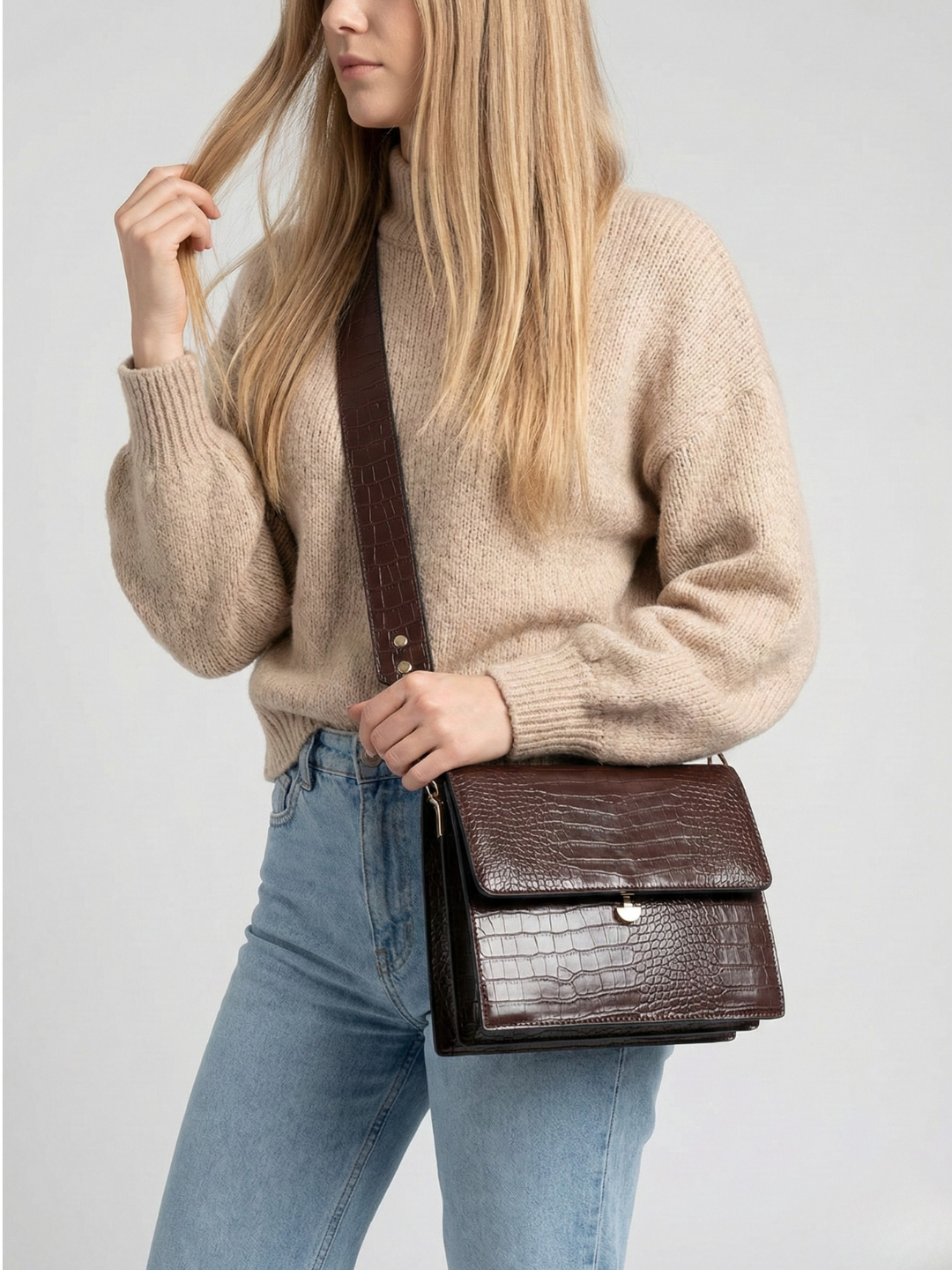 Cross body work bag for women