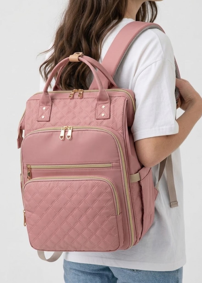 Lunch Backpack for Women – Insulated 2-in-1 with Laptop 15.6 & Detachable Lunch Tote