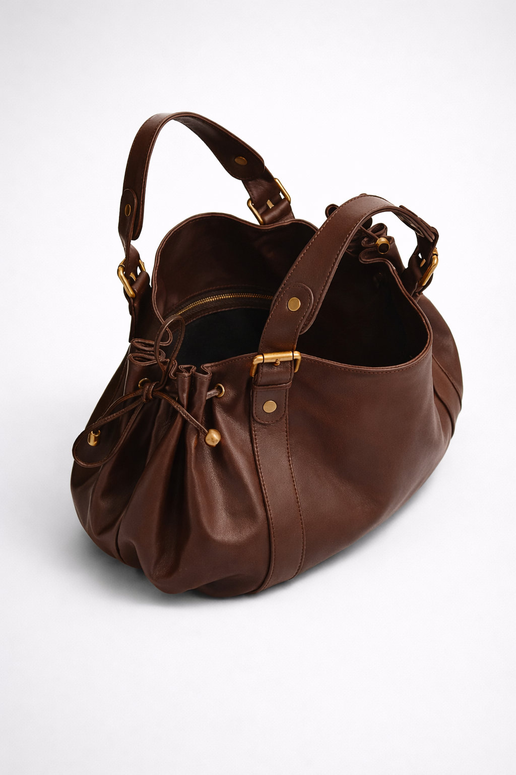 Large vegan leather Handbag for School