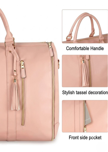 Large Women's Weekender Bag | Pink Sojourn
