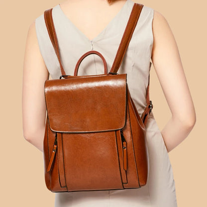Structured Leather Backpack | Lippstadt