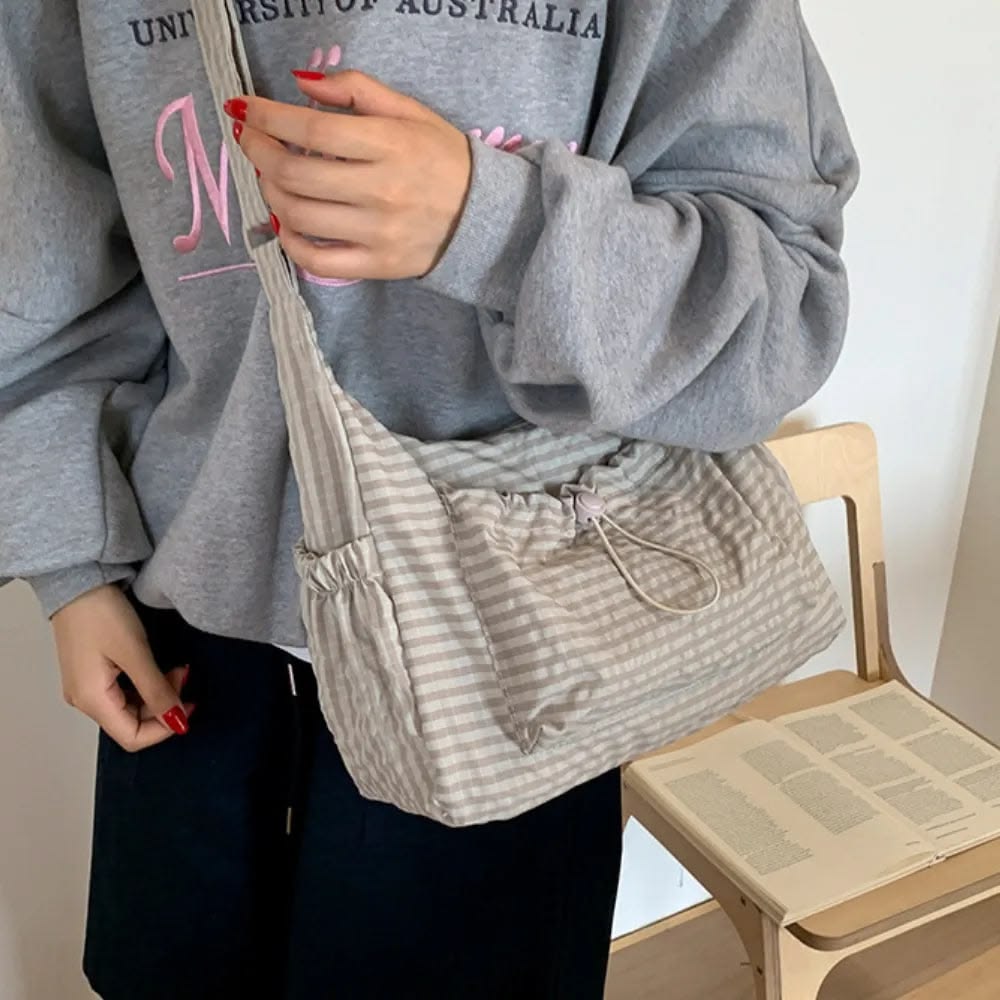 Ladies Nylon Handbag for School