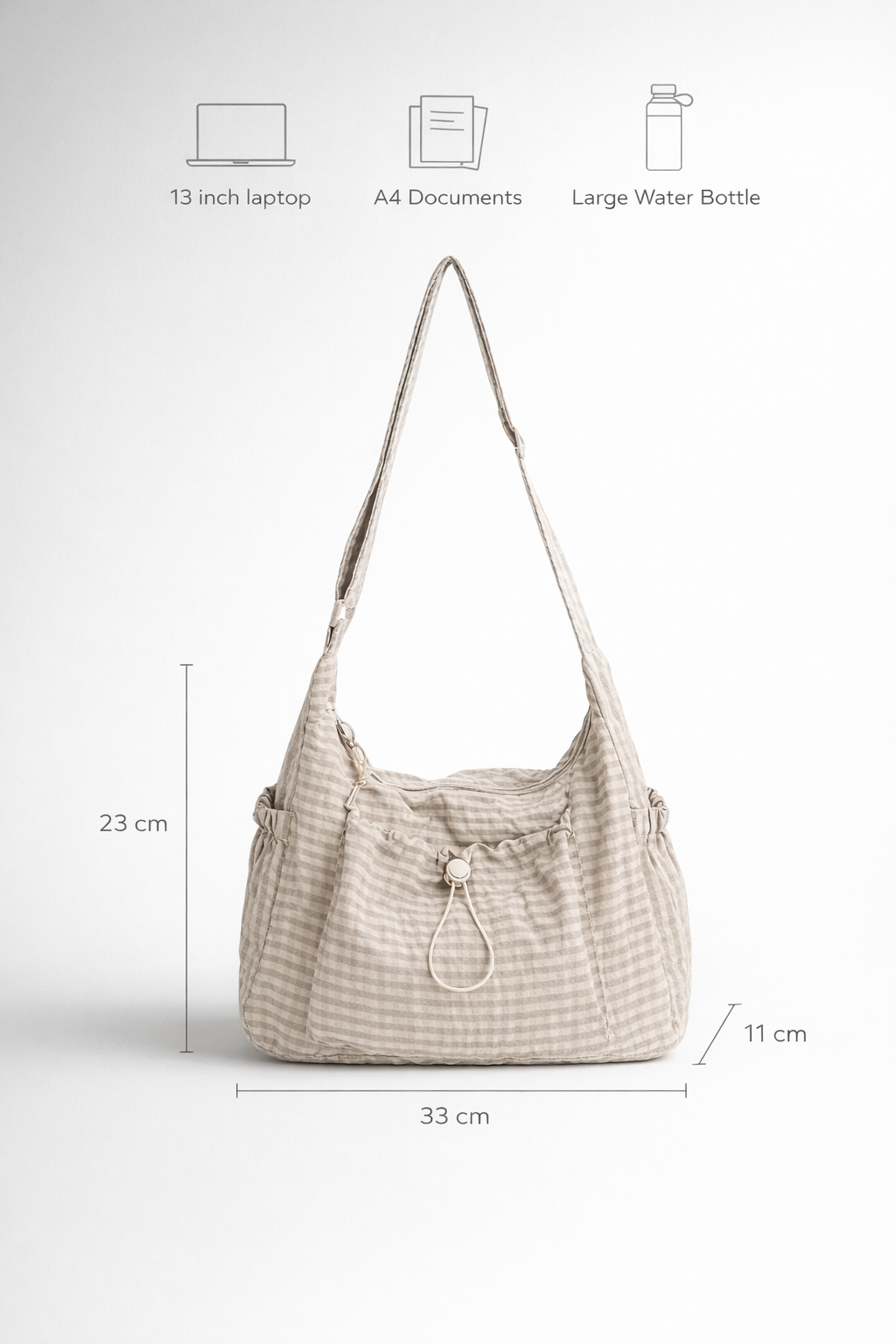 Ladies Nylon Handbag for School