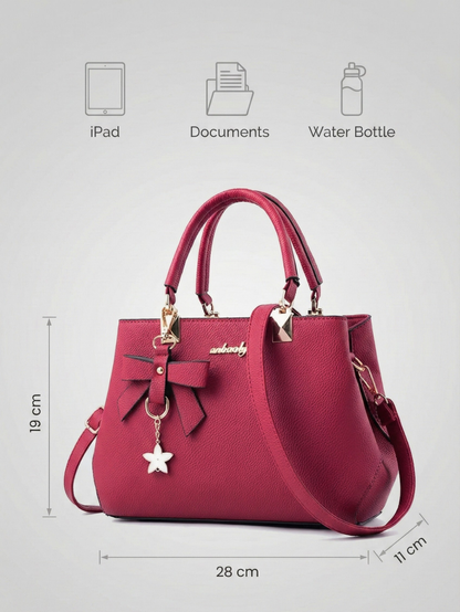 Ladies large vegan leather work bag