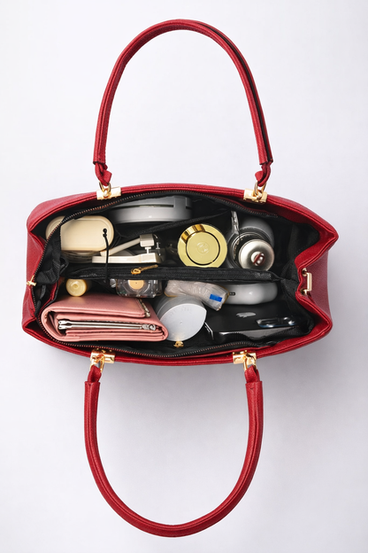 Ladies large vegan leather work bag