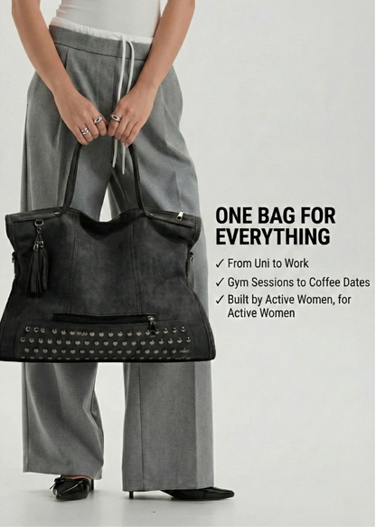 Large black work bag