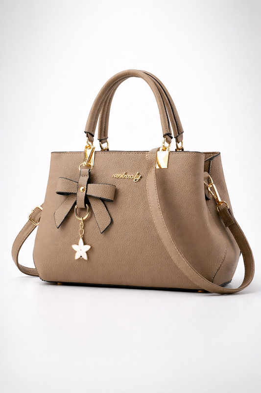 Large vegan leather work bag