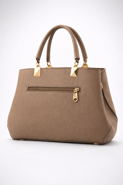 Large vegan leather work bag