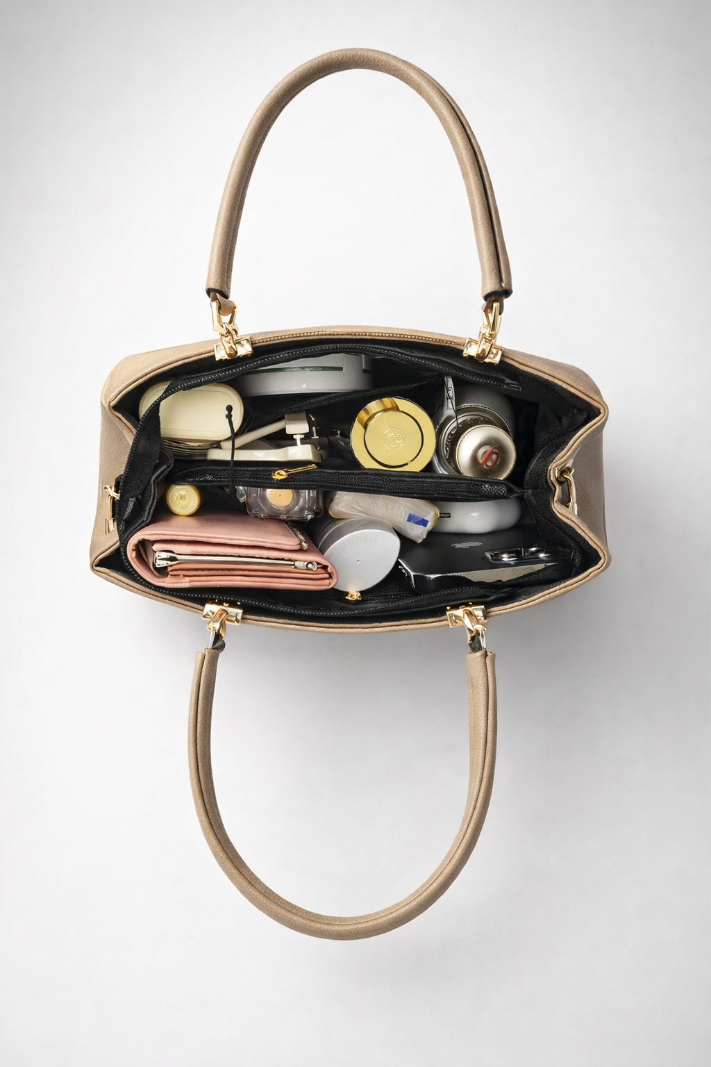 Large vegan leather work bag