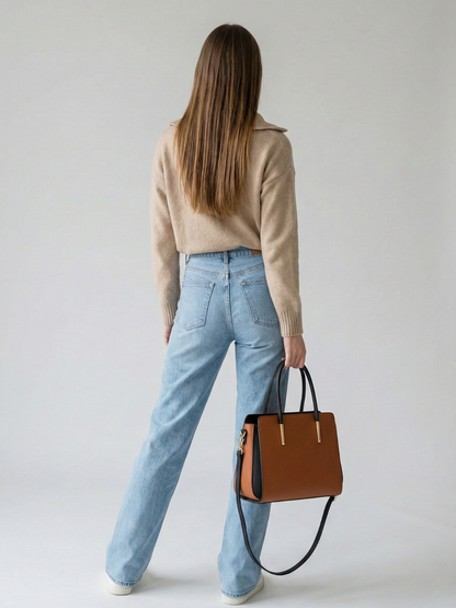 Large laptop tote bag for work