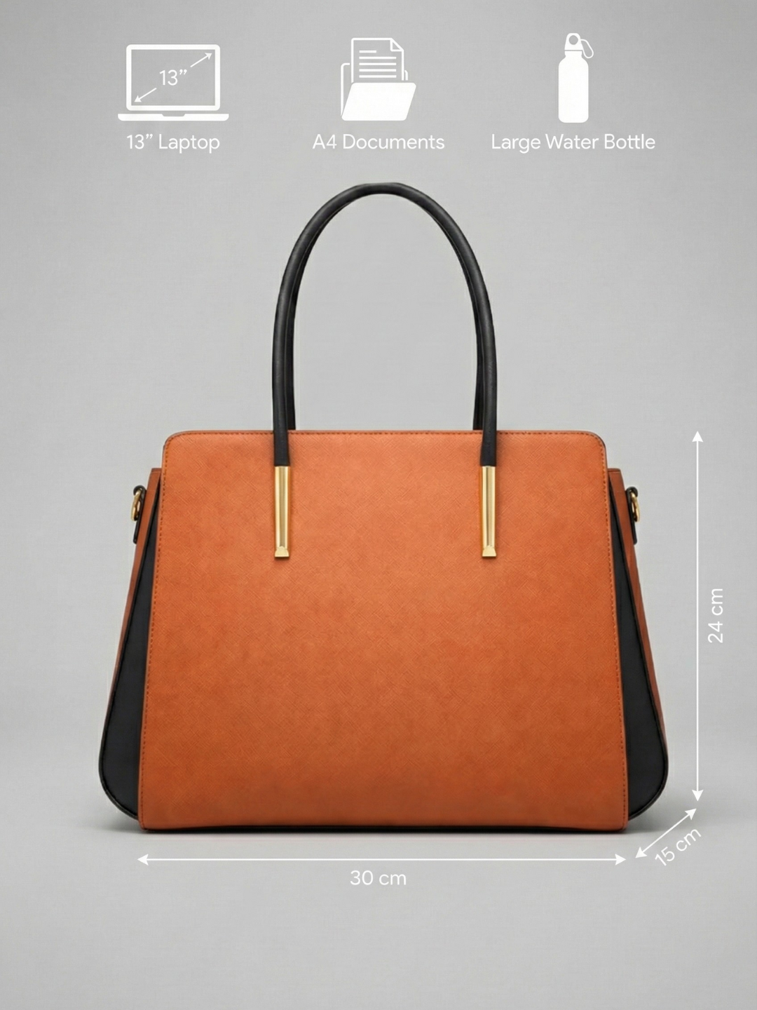 Large laptop tote bag for work