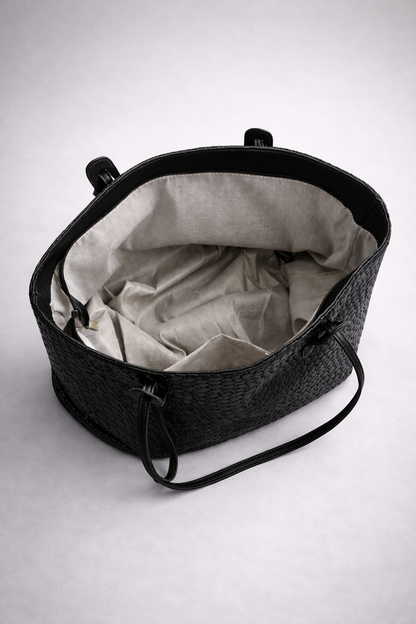 Large Vegan leather bag for work