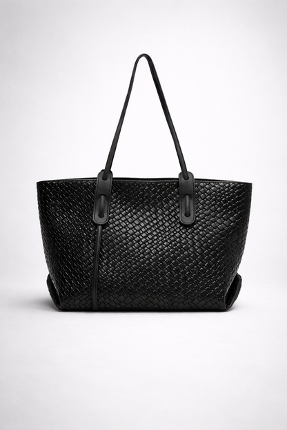 Large Vegan leather bag for work