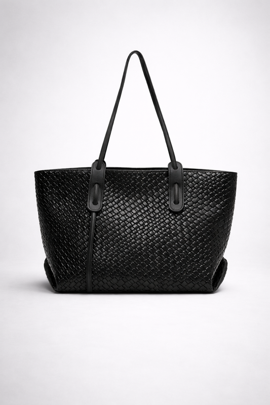 Large Vegan leather bag for work