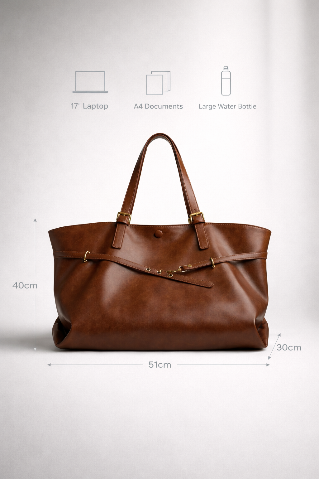 Large tote bag for school